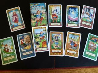 Whimsical Tarot - Illustrated By Mary Hanson - Roberts.  Rare Deck.