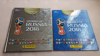 Panini World Cup 2018 Russia Silver Hardcover Album Limited Ed,  Soft Brazil