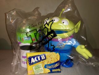 Toy Story 4 Cinemex Exclusive Buzz Light Year Soda Cup And Alien Containerbundle