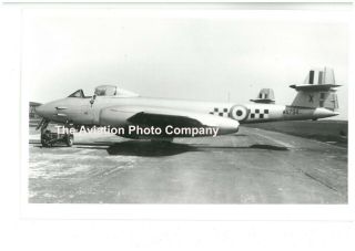 Raf Gloster Meteor F.  8 Wa794 (1956) Vintage Photograph