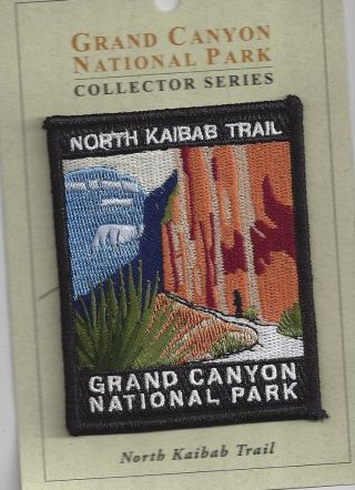 North Kaibab Trail Grand Canyon National Park Souveir Arizona Patch