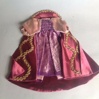 Vtg Pink,  Purple,  Red Gold Trim Vestments For Infant Of Prague 14 " Statue