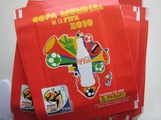 Panini South Africa Fifa World Cup 2010 Coca - Cola Stickers 100 Packs Box