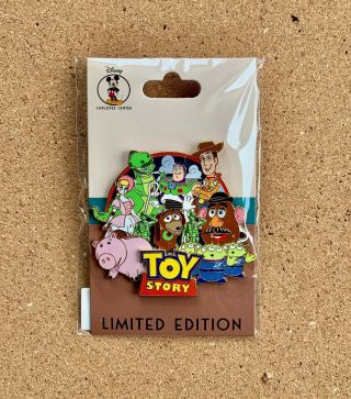Disney Employee Center Dec Le 250 Pin Toy Story Cluster Woody Buzz Lgm Hamm Wdi