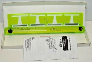Acu - Arc Ruler By Hoyle Products With Instruction Sheet And Box