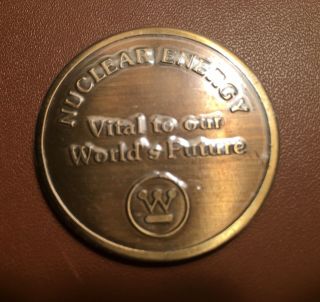 Westinghouse Nuclear Medallion Medal Magnet