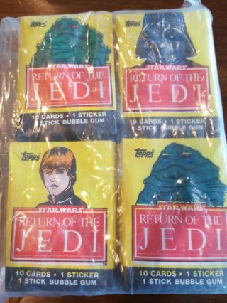 Return Of The Jedi Topps Trading Cards 36 Packs In A Pack