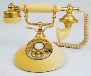 vintage Rotary Phone ivory Bakelite GTE Automatic Electric sweet talk 2