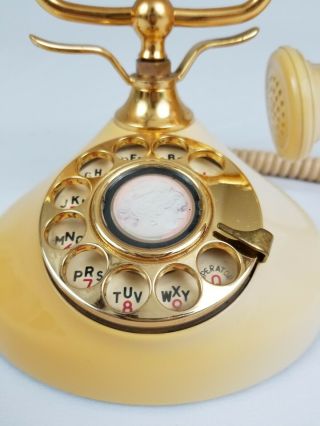 vintage Rotary Phone ivory Bakelite GTE Automatic Electric sweet talk 3