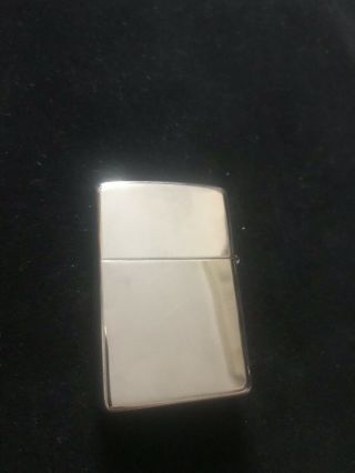 ZIPPO LIGHTER POLISHED CHROME PRE OWNED 2002 2
