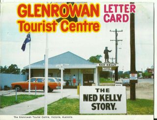 Australia Postcard Lettercard - Glenrowan Tourist Centre,  Ned Kelly,  Bushranger