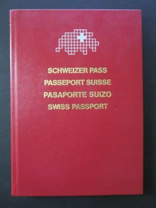 Vintage Swiss (switzerland) 1982 Passports/tourist Guide