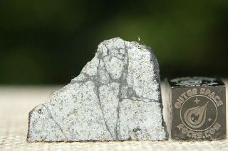 Vinales Meteorite 2.  9 Gram Part Slice From Cuba L6 Chondrite Shock Level 3