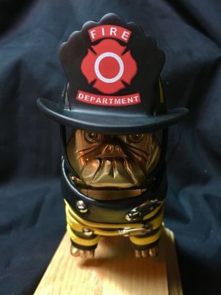 Mack Bulldog Hood Ornament - Rare Firefighter Mack Truck Hood Ornament