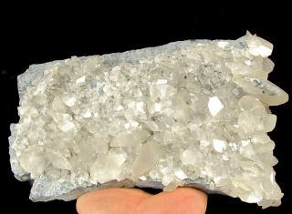 6.  6lb Platy Calcite Crystals On Matrix From Hunan,  China
