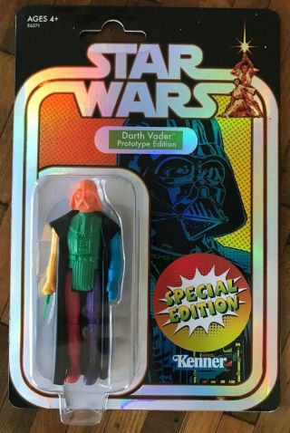 Sdcc 2019 Star Wars Special Edition Retro Prototype Darth Vader Orange/green