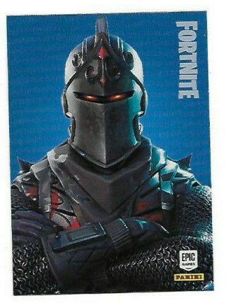 Panini Fortnite Black Knight 252 Legendary Outfit Holofoil Card Holo Ssp