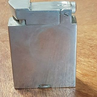 Vintage large Gamma lift arm table lighter with inscription dated 1955 2