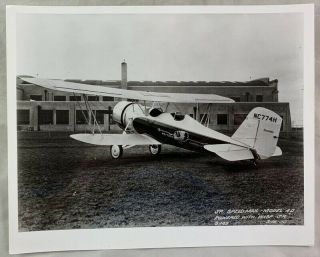 Western Airlines File Photo Stearman Model 4 - D Aircraft