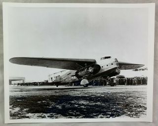 Western Airlines File Photo Fokker F - 32 Aircraft Airliner