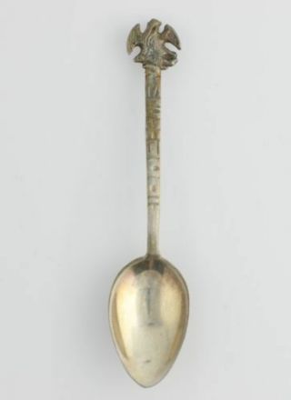 Mexico Country Seal Souvenir Spoon - Sterling Silver Vintage Collector 