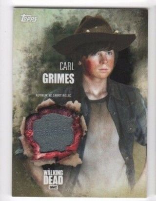 Walking Dead Season 5 Costume Card Carl Grimes