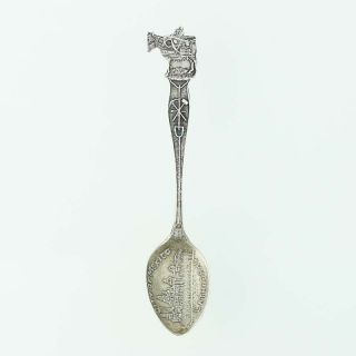 Mexico City Cathedral Souvenir Spoon Donkey Sterling Silver Figural Paye Baker