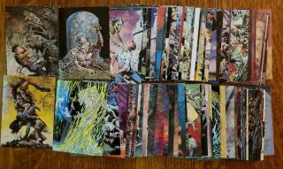 1993 Bernie Wrightson Series 1 Trading Cards Near Complete Set 89 Of 90,  Promos