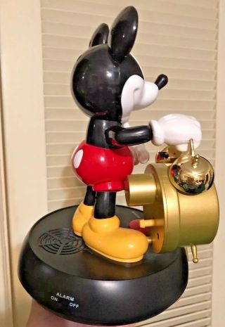 Mickey Mouse Animated Talking Alarm Clock Disney Old - Fashioned Alarm Sound. 2
