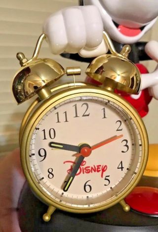 Mickey Mouse Animated Talking Alarm Clock Disney Old - Fashioned Alarm Sound. 5