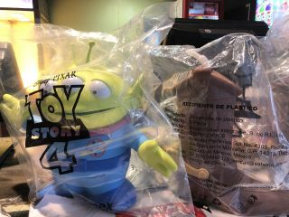 Toy Story 4 Cinemex Exclusive Woody Soda Boot And Alien Popcorn Comtainer