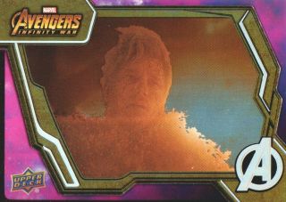 2018 Upper Deck Marvel Avengers Infinity War Tier 3 Base Set Trading Card 90 Sp