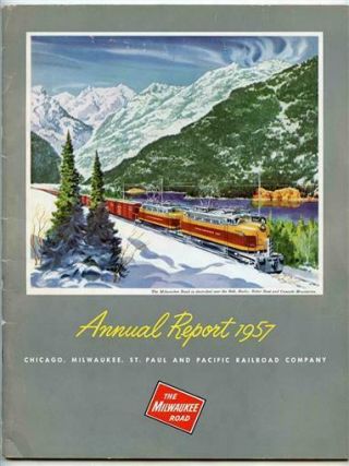 Chicago Milwaukee St Paul And Pacific Railroad Company 1957 Annual Report