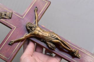 ⭐antique/vintage crucifix,  religious wall cross ⭐ 2