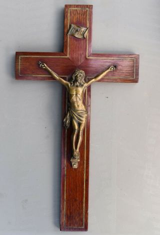 ⭐antique/vintage crucifix,  religious wall cross ⭐ 5