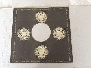 Vanguard Records 12 ",  Inner Sleeve Only - No Record - Nm