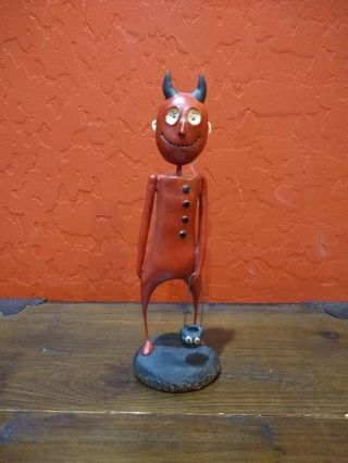 Dept 56 Pumpkinseeds Art Janell Berryman Devil Trick Or Treat Figurine Halloween