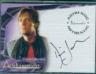 Andromedia Reign Of The Commonwealth (a1) Kevin Sorbo As Capt Hunt Auto Card