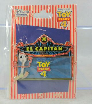 Disney Dssh Dsf El Capitan Marquee Le 400 Pin Pixar Toy Story 4 Forky