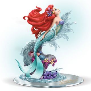Ariel Beauty Under The Sea Little Mermaid Sculpture Bradford Exchange Disney
