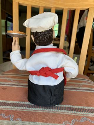 Pizza Pie Man Battery Operated Dancing Singing Pie Spinning Pizza Man Very Rare 5