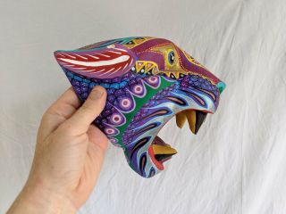Jaguar Alebrije Mask.  Oaxaca,  Mexico.  Spirit Animal