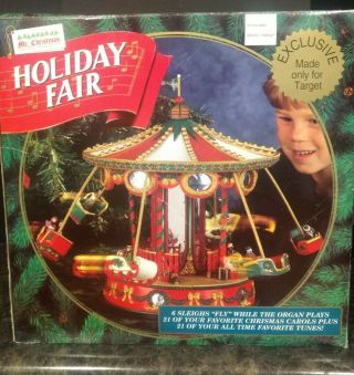 Mr Christmas Holiday Fair Carousel Swing Musical Animated Organ Target Exclusive