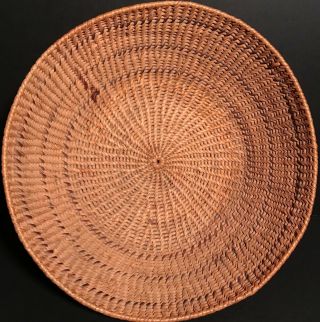 Northern California Basket,  Possibly Yokuts,  Early 20th C,  14” D X 4” H