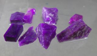 dkd 102P/ 7.  8grams (8) rough Purple Sugilite 2