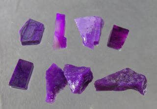 dkd 102P/ 7.  8grams (8) rough Purple Sugilite 4