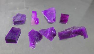 dkd 102P/ 7.  8grams (8) rough Purple Sugilite 5