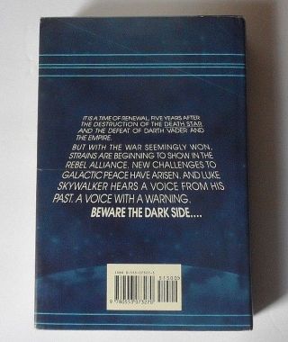 Timothy Zahn Star Wars Books Vol.  1 and 2 Hardcover DJ 1st Edition 2