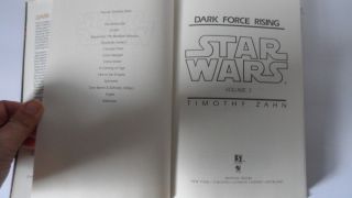 Timothy Zahn Star Wars Books Vol.  1 and 2 Hardcover DJ 1st Edition 8
