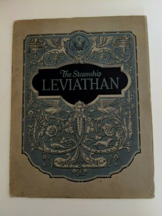 United States Lines Brochure - Ss Leviathan 1923